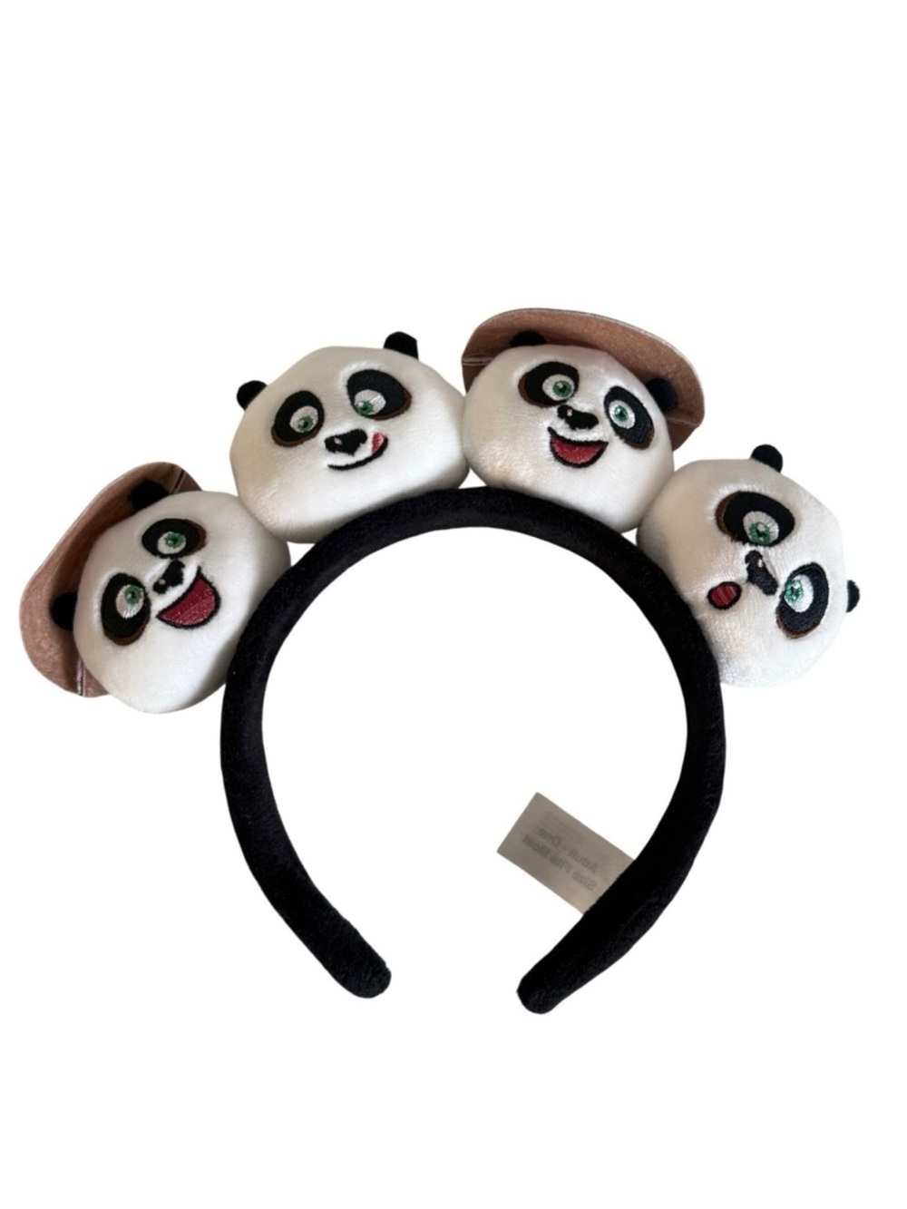 RARE Universal Studios Kung Fu Panda 4 Faces Plush Headband 2024 Mickey Ears